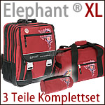 SET ELEPHANT Heart Schulrucksack Schulranzen NEU VIO  