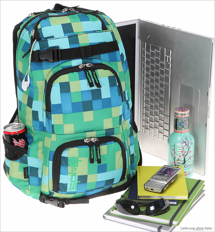 Rucksack SPKY GRID Notebookrucksack Laptoprucksack Schulrucksack 15,4