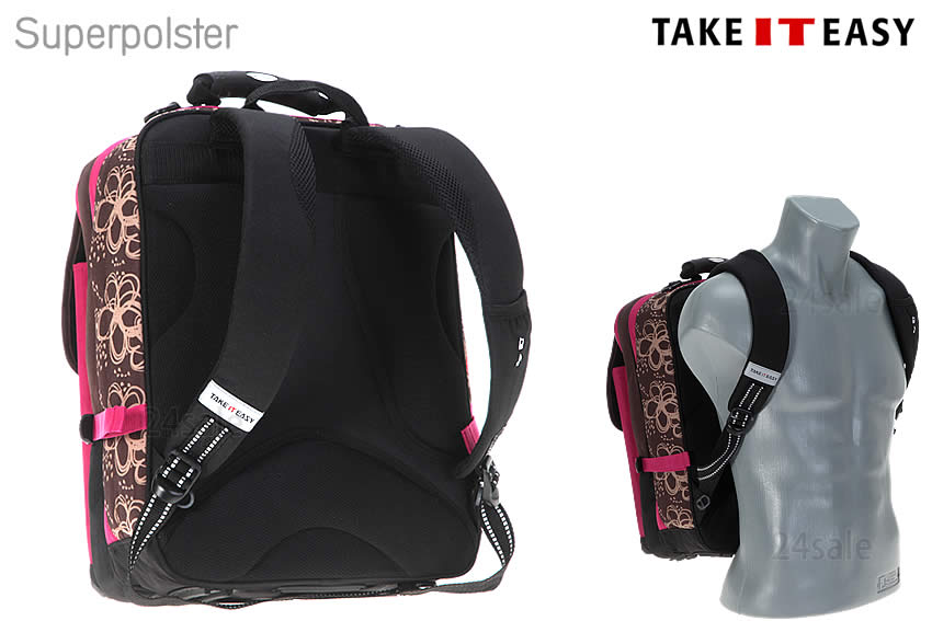 Schulrucksack TAKE IT EASY London CUT FLOWER Rucksack Schultasche