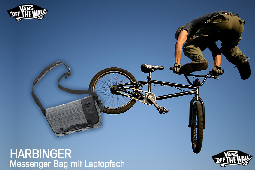 Messenger Tasche VANS HARBINGER XL Schultertasche Laptoptasche [Fach 