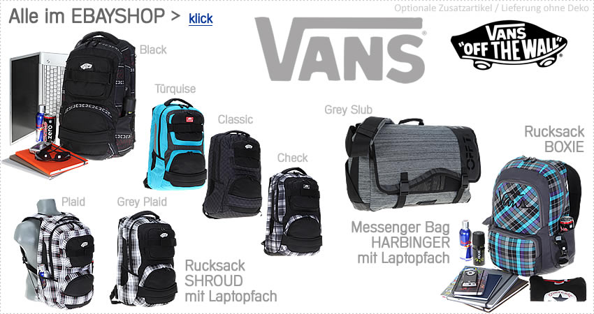 Messenger Tasche VANS HARBINGER XL Schultertasche Laptoptasche [Fach 